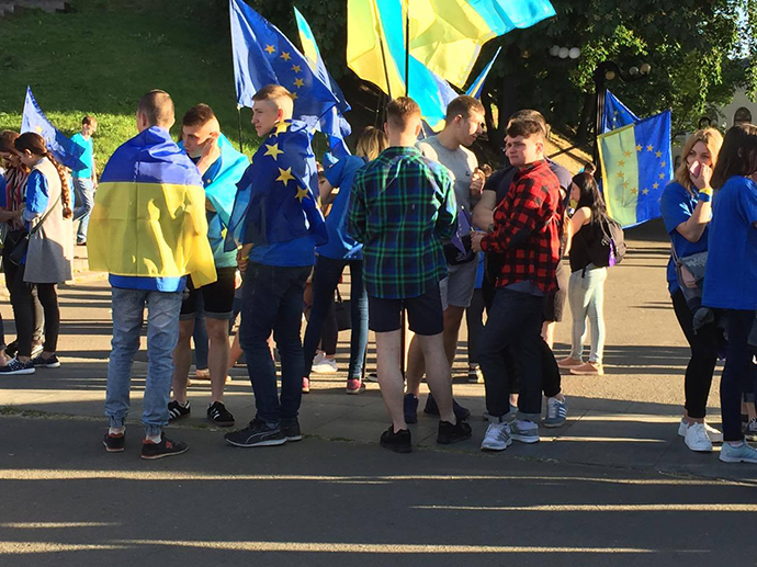 Курсанти військового інституту КНУ на концерті 