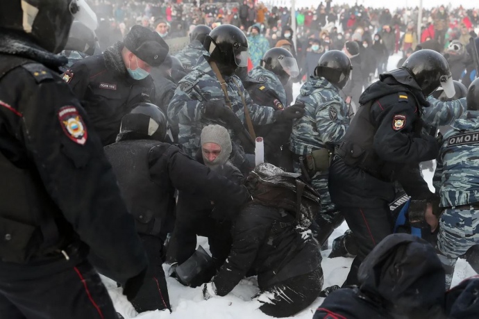 Затримання в Єкатеринбурзі, фото Доната Сорокіна