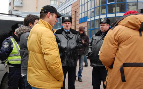 Забирать права у Пояпкова приехал руководитель ДПС Киева Юрий Лукиша