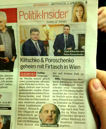 Стаття про Фірташа у віденській пресі