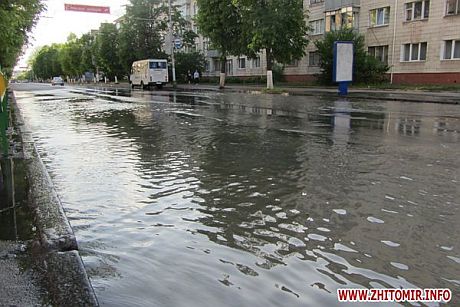 Улицы города подтопило Улицы города подтопило