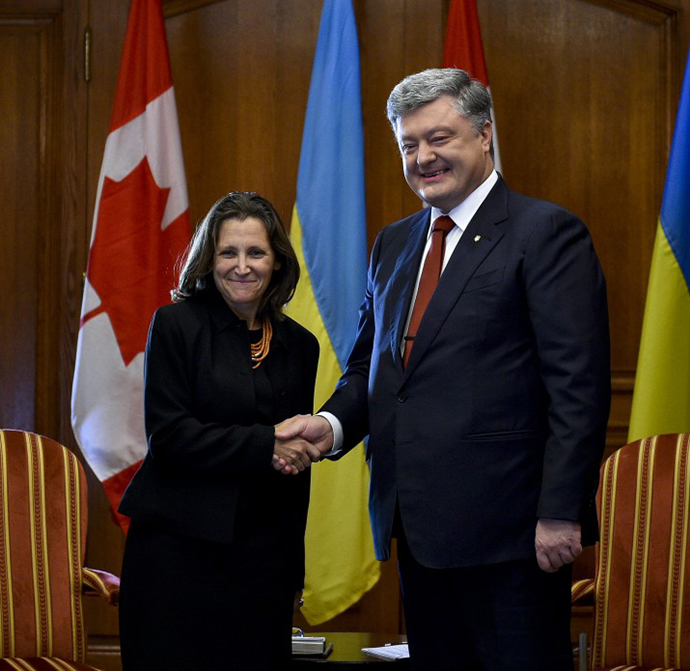 Порошенко і Фріланд