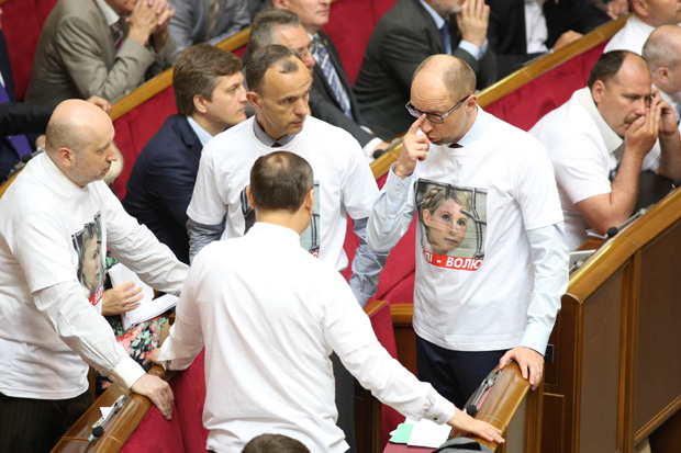 Батьківщина прийшла у футболках Юлі - волю Батьківщина прийшла у футболках Юлі - волю