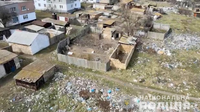 Место, где нашли тело ребенка