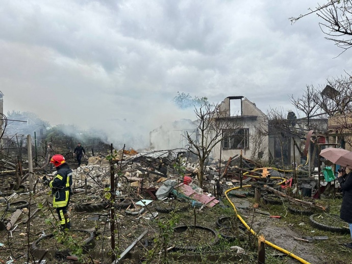 разрушения в Одессе 20 апреля, фото ОВА