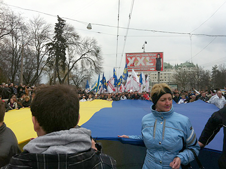 Акція опозиції в Полтаві. Фото прес-служби Батьківщини Акція опозиції в Полтаві. Фото прес-служби Батьківщини