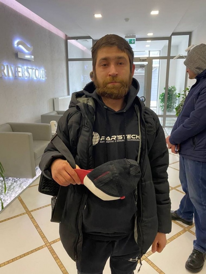 Задержанный диверсант