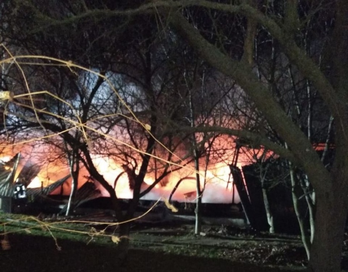 Пожежа на військовому складі на Вінничині