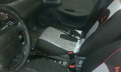 Розтрощене авто замглави ДемАльянсу Розтрощене авто замглави ДемАльянсу