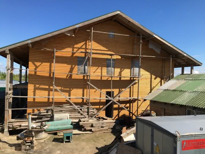 Будинок, який будує Корнієць. Фото: 