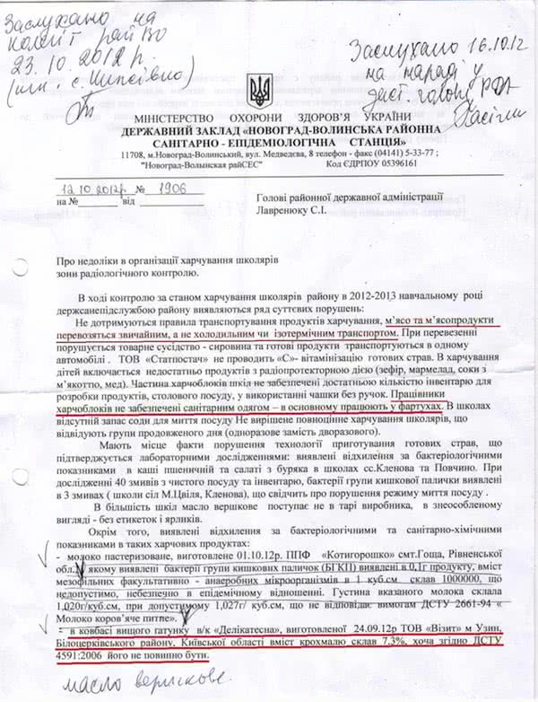 Санепідемстанція калатає в дзвони