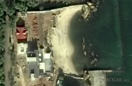 Частный пляж через Яндекс.Карты Частный пляж через Яндекс.Карты