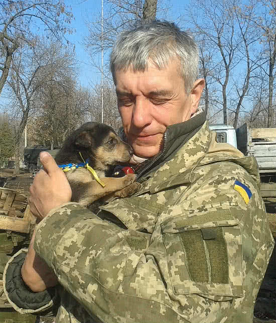 Капітан Загородній після виходу з оточення, лютий 2015 року