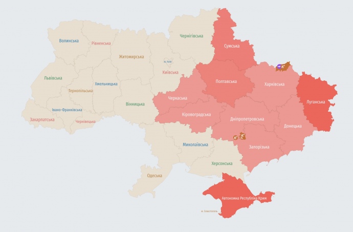 Карта: alerts.in.ua