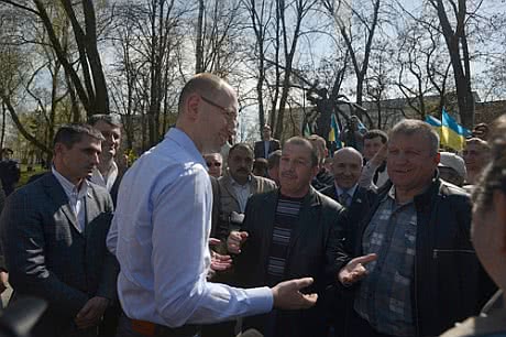 Яценюк на марші у Чренігові Яценюк на марші у Чренігові