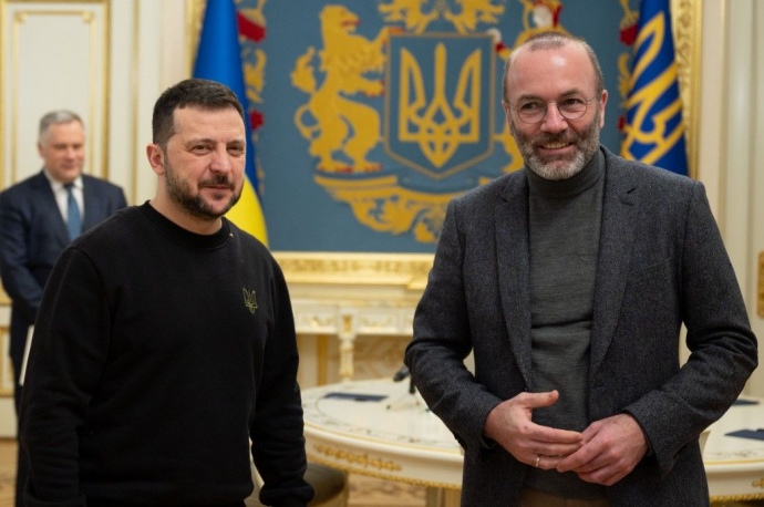 Владимир Зеленский и Манфред Вебер