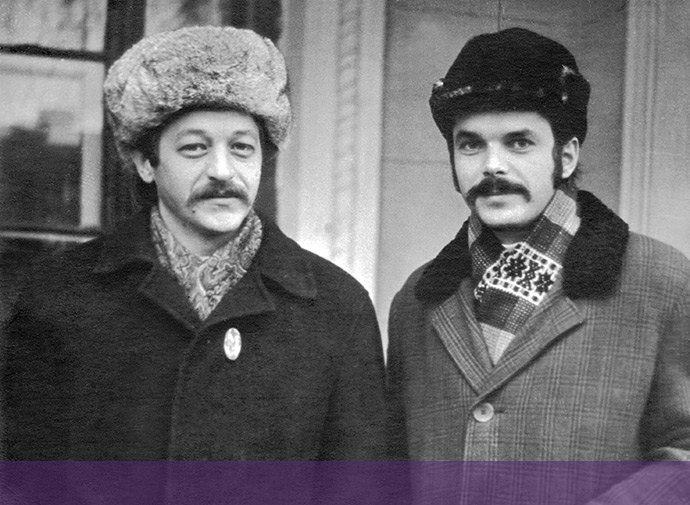 З Миколою Матусевичем, 1970 рік