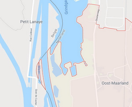 Старая граница между Бельгией и Нидерландами