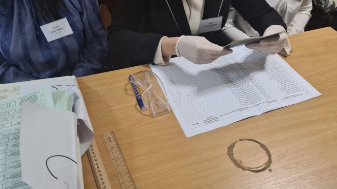 Виборча дільниця у Львові