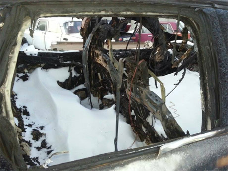 Так выглядит машина Хаджинова. Фото Виталия Уманца Так выглядит машина Хаджинова. Фото Виталия Уманца