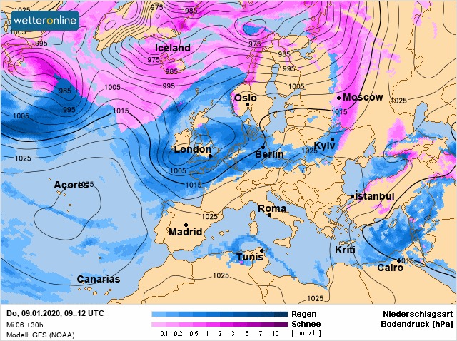 Идет атмосферный фронт