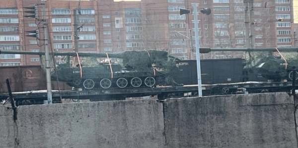 Северокорейская 170-мм самоходная артиллерийская установка, транспортируемая по территории России