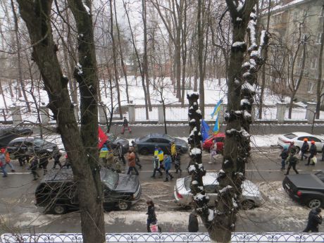 Мітинг під МВС