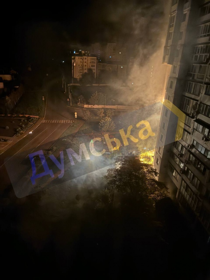 пожежа у Чорноморську, фото: 