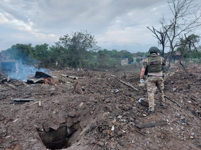 Последствия удара по Константиновке 14.06.2023