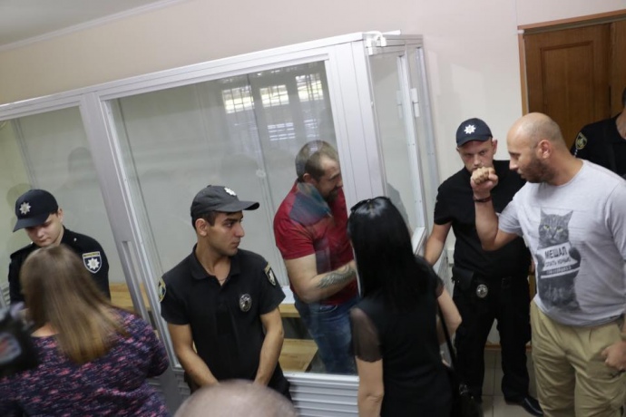 Торбін в залі суду