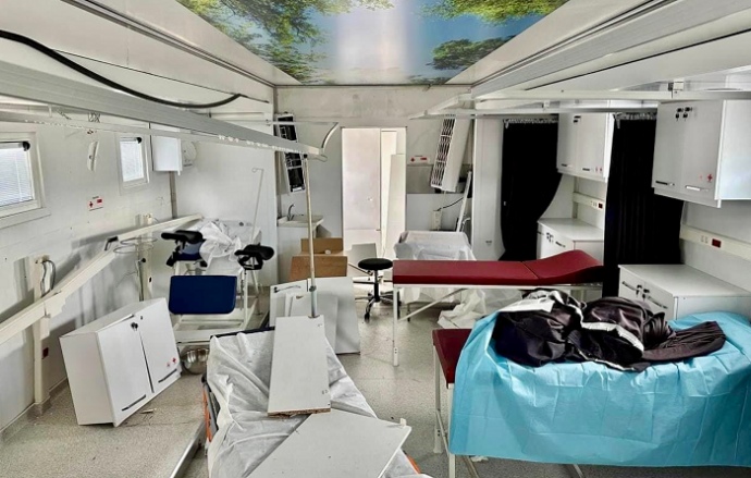 Мобильный госпиталь ЧХ на Николаевщине