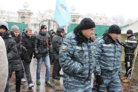 АнтиМайдан регіоналів під парламентом