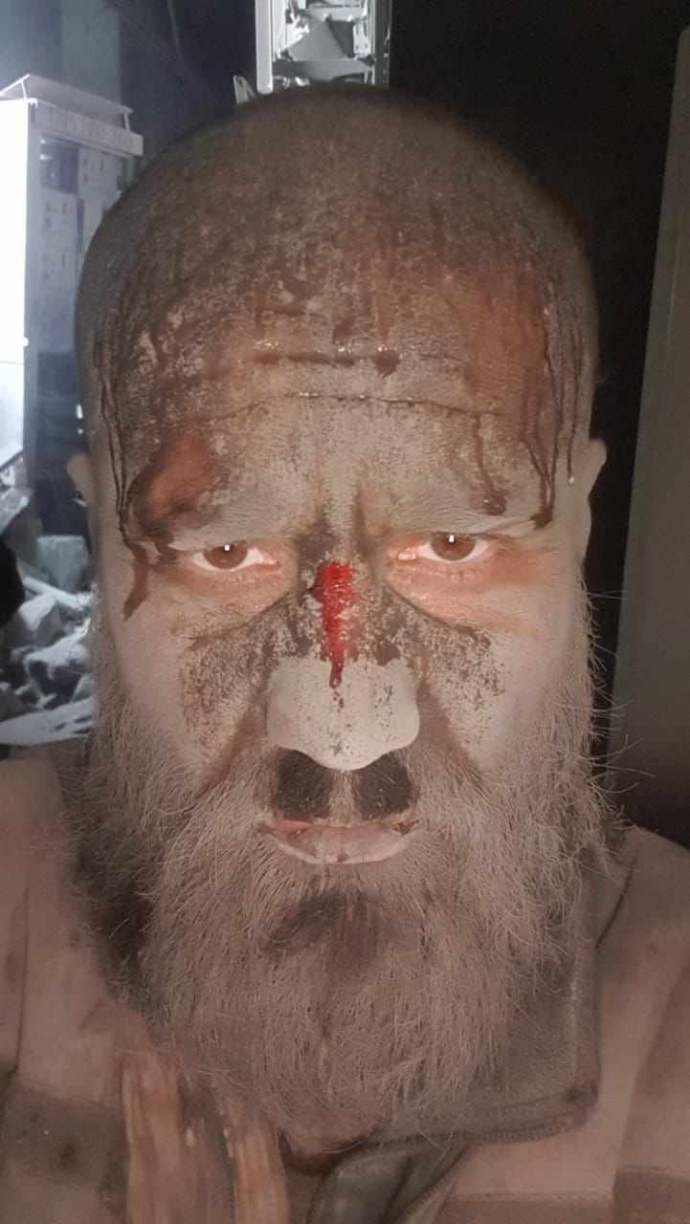 Артем Дибленко під час оборони Маріуполя, фото стало доволі популярним