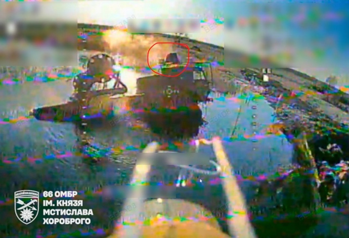 уничтоженный 9 апреля комплекс КРВД, фото: 66 омбр