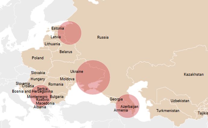 Зоны напряженности