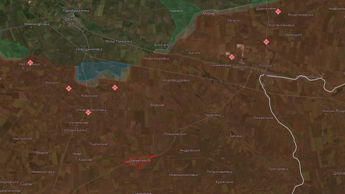 Мала Токмачка – Очеретувате, Запорізька область