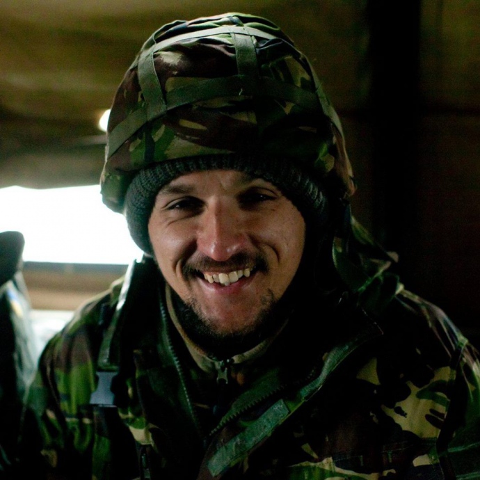 Максим Грищук в зоне АТО