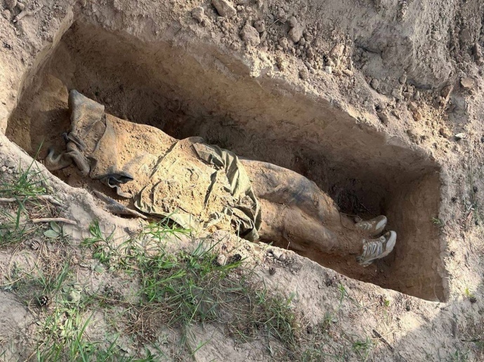 Тіло російського окупанта