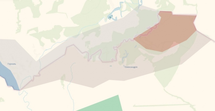 ситуация возле Александрии по состоянию на 30 мая, deepstatemap