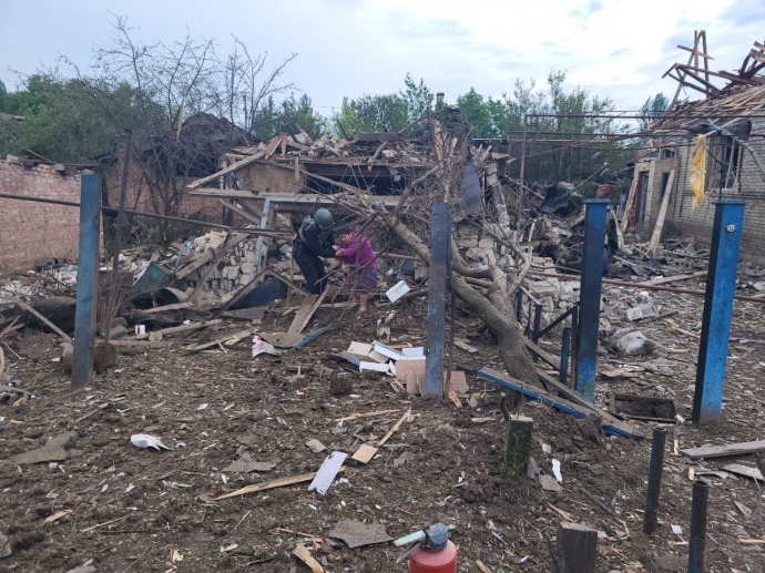 Последствия удара по Константиновке