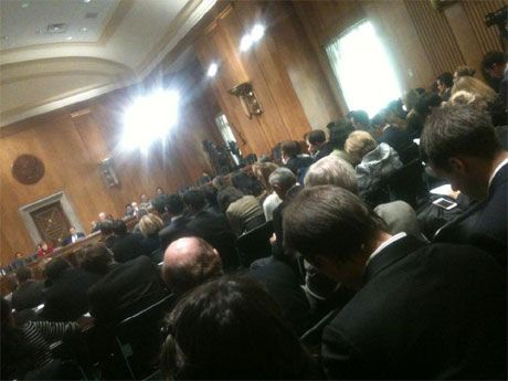 На комітетських слуханнях. Фото Сергія Лещенка, УП