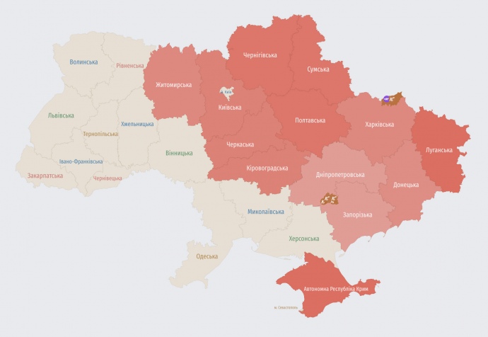 мапа: alerts.in.ua