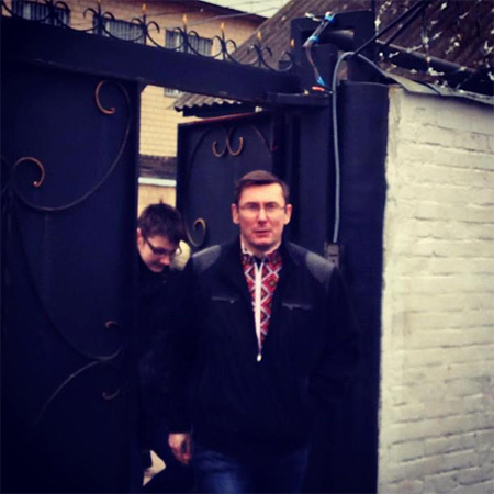 Луценко на свободе. фото Романа Шрайка