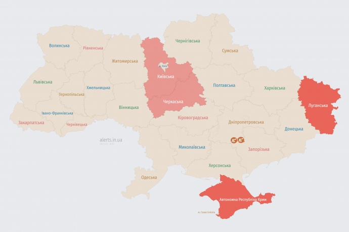 Мапа alerts.in.ua