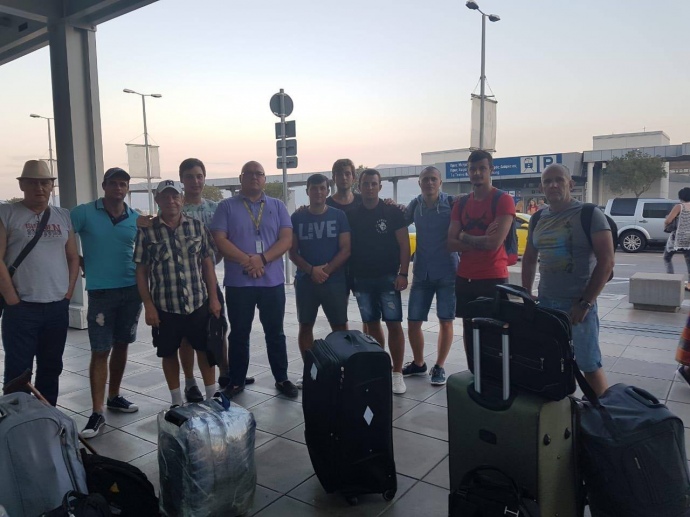 Моряки перед вильотом