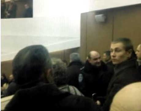 Скрин-шот со стрима из облсовета