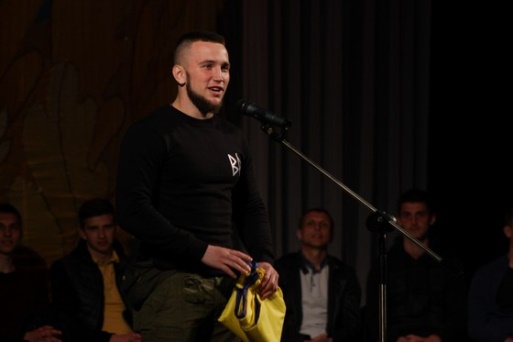 Сергій Величко на зустрічі з командою