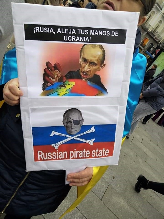 Акция в Мадриде