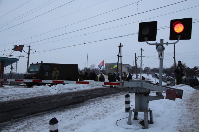 Під час блокади залізниці у Бахмуті зустрілися колишні бійці батальйону 