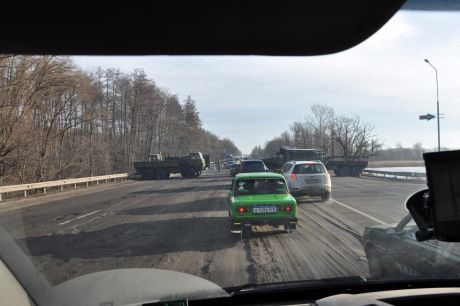 Одесская трасса возле села Глеваха